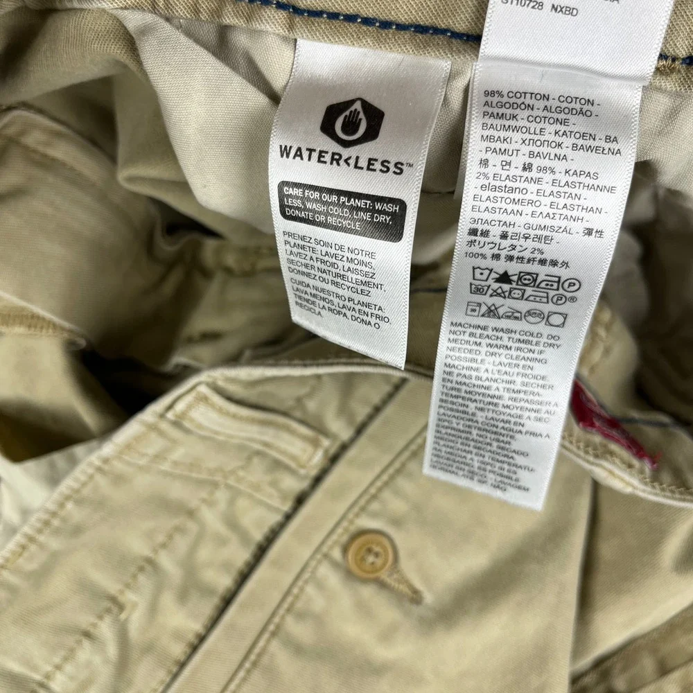 Levi's XX Cargo Taper Pants Men 38x32 Fits 36X30 Khaki Tan Utility‎ Workwear
